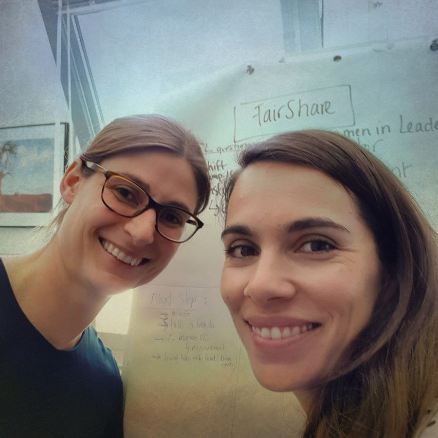 Photo of Helene Wolf and Emily Bove